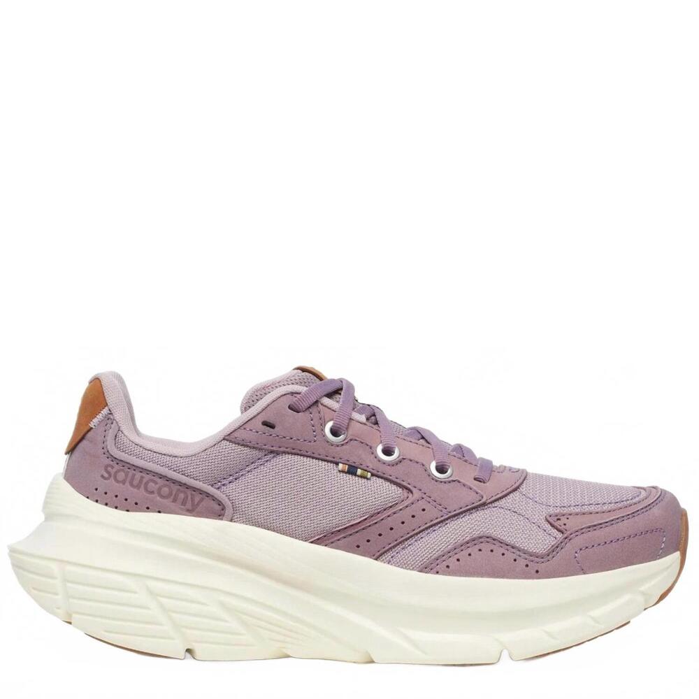 NEW SAUCONY women's guide metro shoe in quail/vanilla